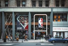 NBA headquarters building on Fifth Avenue in New York City