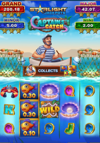 starlight jackpots captain's catch new online slot uk