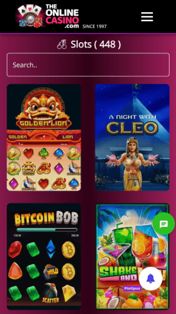 The Online Casino slots library