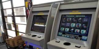 Torch Electronics no-chance gaming machines inside a Missouri convenience store.