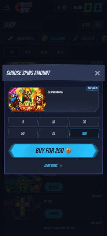 vegashero scarab wheel