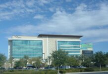 The exterior of Aliante Casino and Hotel in North Las Vegas