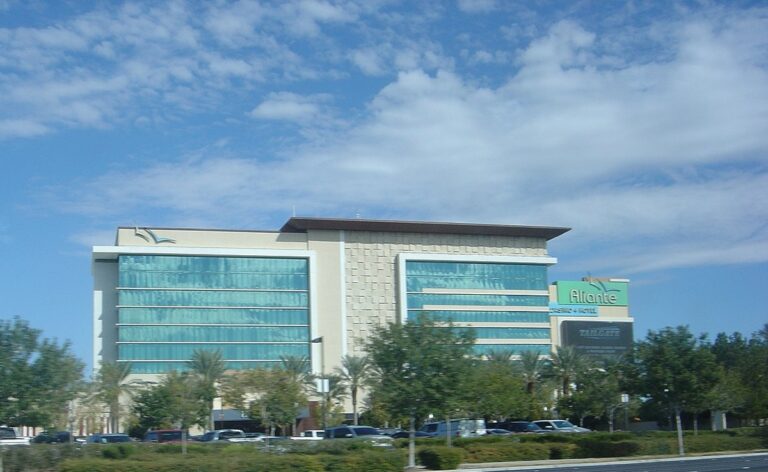 The exterior of Aliante Casino and Hotel in North Las Vegas