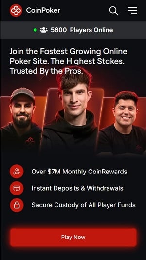 CoinPoker Homepage