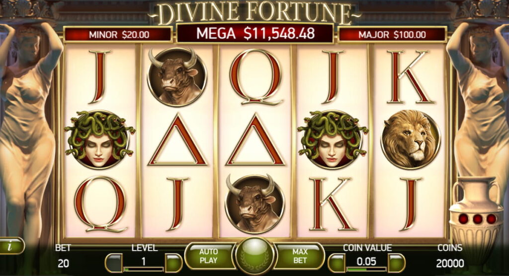 Divine Fortune Progressive Slot