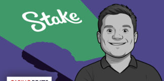 Ed Craven Net Worth and How He Met Bijan Tehrani Illustration of Stake.com founder with company logo in background