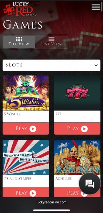 Lucky Red Games Lobby
