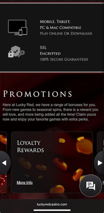 Lucky Red Promotions Page