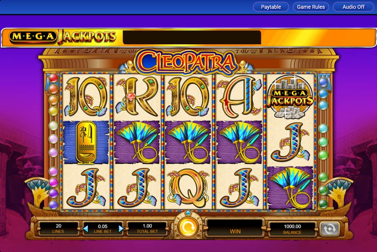 MegaJackpots Cleopatra Slot Online