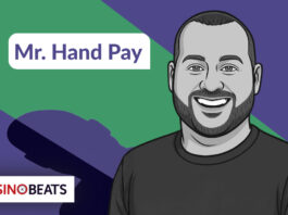 Illustration of Mr. Hand Pay, a YouTube casino content creator