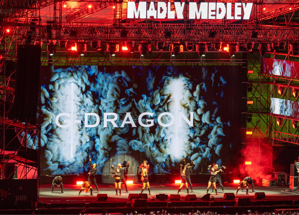 The K-pop superstar G-Dragon performs at Paradise City in Incheon, South Korea, in July this year.