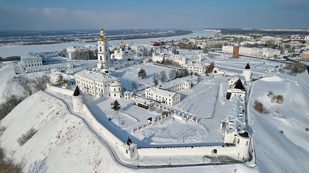 Central Tobolsk, in Tyumen Oblast, Russia.