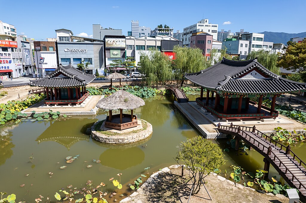 Central Wonju, in Gangwon Province, South Korea.