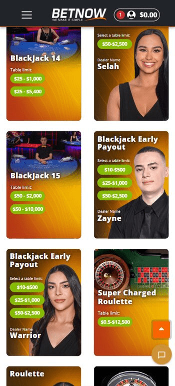 betnow blackjack