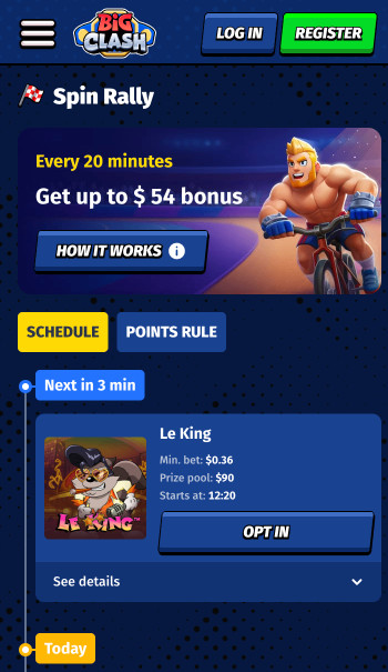 Bigclash spin rally