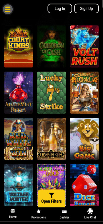 Black Lotus game lobby