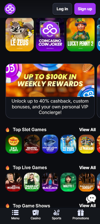 coinpoker casino games