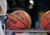 NCAA Asks Kalshi to Remove ‘March Madness’ Trademark From Its Markets Close-up of a basketball resting on a metal rack
