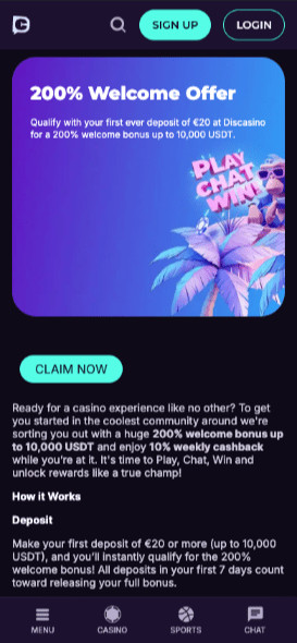 discasino welcome offer