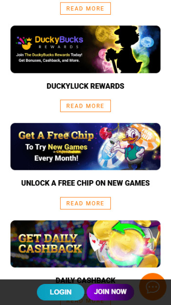 ducky luck promotions