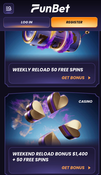 Funbet reload bonuses