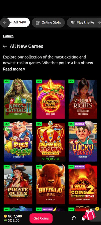 mcluck sweepstake casino usa