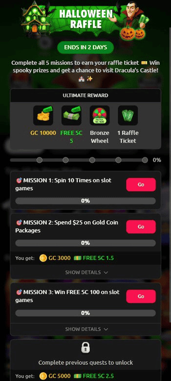 mcluck sweepstake casino usa