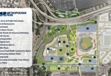 Map rendering of the proposed Metropolitan Park casino and entertainment development near Citi Field.