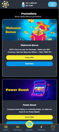 spinfinite sweepstake casino