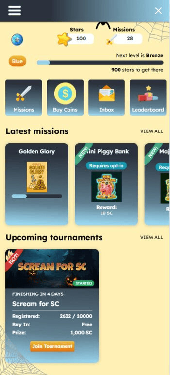 spinfinite sweepstake casino