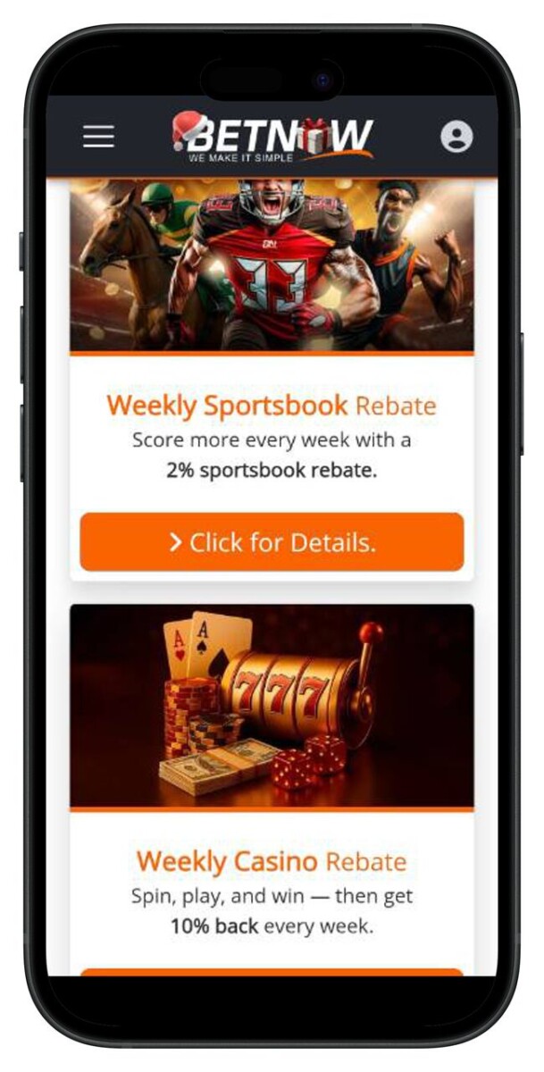 BetNow Sportsbook Rebates