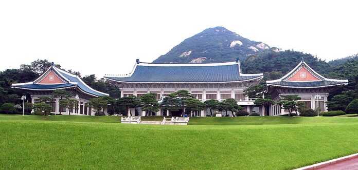 Cheongwadae, the South Korean presidential residence, in Seoul, South Korea.