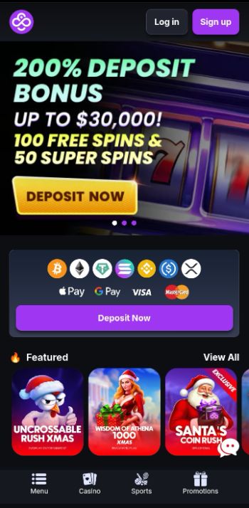 CoinCasino Homepage