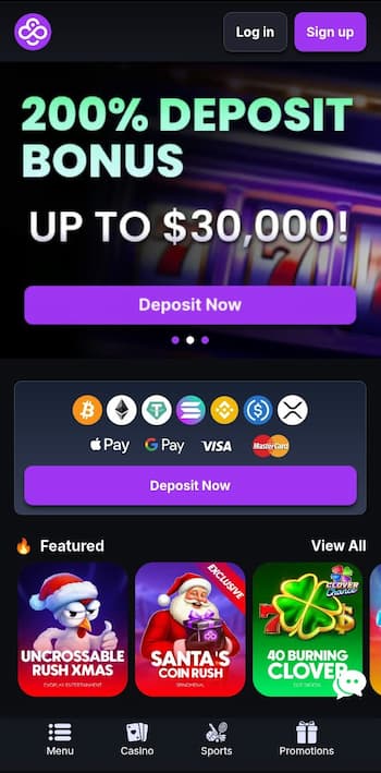 CoinCasino Welcome Bonus