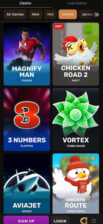 CrownGold Games Lobby