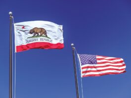 Modo Casino Launches New System Modo Stars To Combat California Sweepstakes Ban California and USA flags waving next to each other