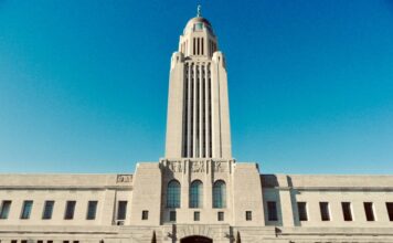 Nebaska Sports Betting Reports Record November Revenue With State Considering Expansion in 2026 An exterior photo of the Nebraska State Capital in Lincoln