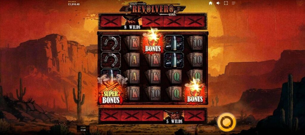 Revolvero game interface