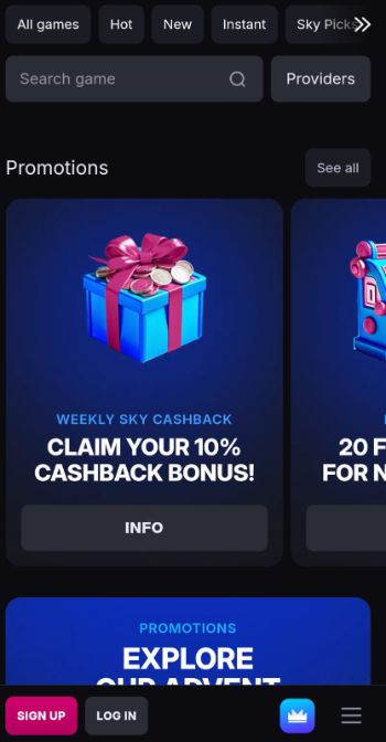 Skycrown Casino Promotions