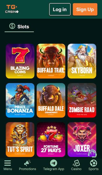 TG Casino slots