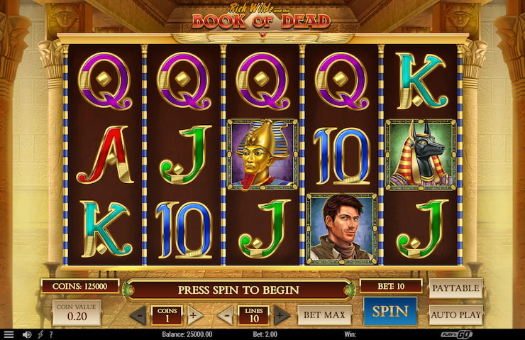 Video Slot - Book of Dead