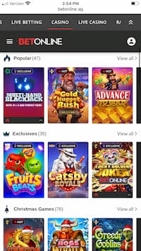 Betonline gift card casino games