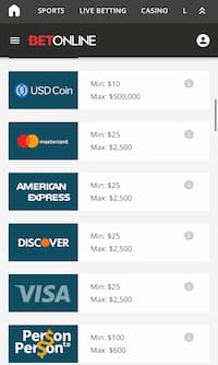 Betonline gift card casino deposit options