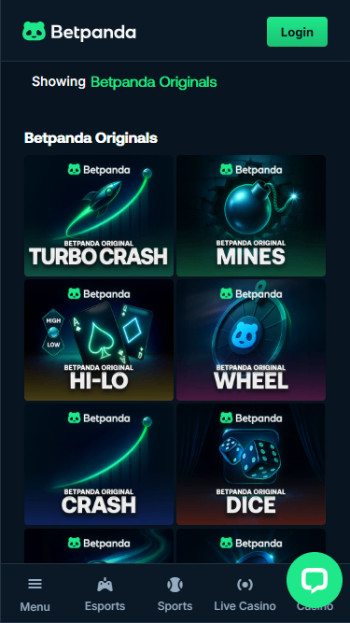 betpanda originals page