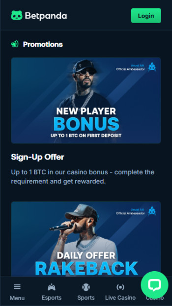 betpanda promos page