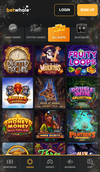 BetWhale slots lobby