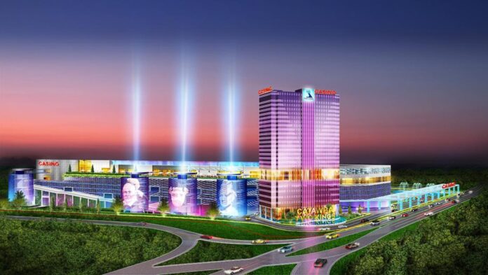 Rendering of the planned Catawba Two Kings Casino resort in Kings Mountain, North Carolina