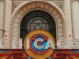 Bally’s Issues Second Warning as Chicago Aldermen Advance VGT Revenue in Budget Standoff Chicago Theatre marquee in downtown Chicago