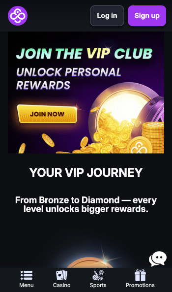 CoinCasino VIP rewards