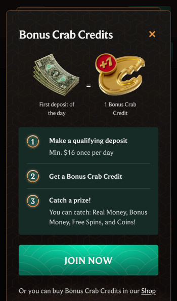 CrownPlay bonus crab